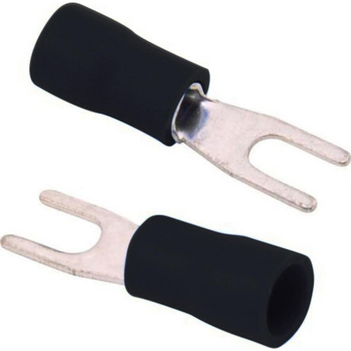 Term.Pre-Isol Garfo Sv 3,5-4 Preto 14-12 - Kit C/100 Unidades