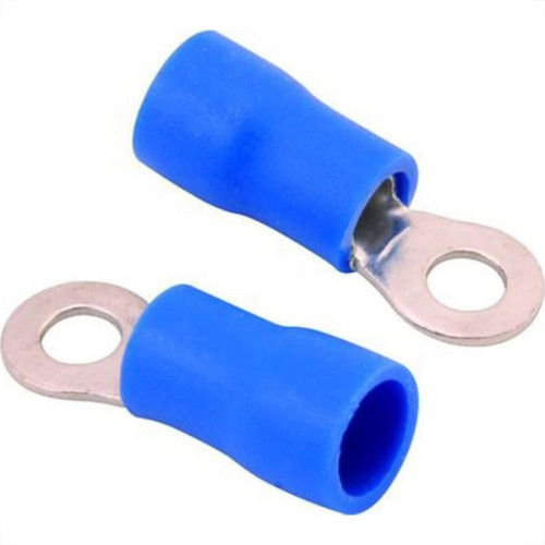 Terminal Pre-Isol Olhal Frv 2-4S Azul 16-14 - Kit C/100 Unidades Terminal Pre-Isol Olhal Frv 2-4S Azul 16-14 - Kit C/100 Unidades