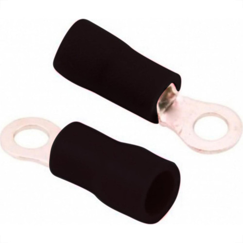 Terminal Pre-Isol Olhal Rv 3,5-4 Preto 14-12 - Kit C/100 Unidades Terminal Pre-Isol Olhal Rv 3,5-4 Preto 14-12 - Kit C/100 Unidades