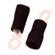 Terminal Pre-Isol Olhal Rv 3,5-4 Preto 14-12 - Kit C/100 Unidades Terminal Pre-Isol Olhal Rv 3,5-4 Preto 14-12 - Kit C/100 Unidades