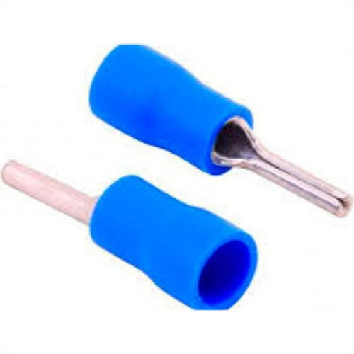 Terminal Pre-Isol Pino Ptv 2-12 Azul 16-14 - Kit C/100 Unidades Terminal Pre-Isol Pino Ptv 2-12 Azul 16-14 - Kit C/100 Unidades