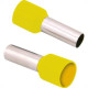 Term.Pre-Isol Ilhos Tub E25-16 Preto - Kit C/100 Unidades