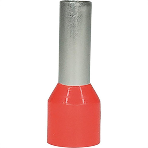 Terminal Pre-Isol Ilhos Tub E35-16 Vermelho - Kit C/100 Unidades Terminal Pre-Isol Ilhos Tub E35-16 Vermelho - Kit C/100 Unidades