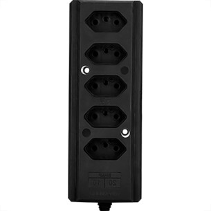 Tomada Barra Intern.D Quint 2P+T 20A Preto