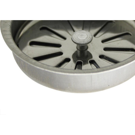 Cestinha Inox P/Val.Amer.C/Fecho Clarino Cestinha Inox P/Val.Amer.C/Fecho Clarino