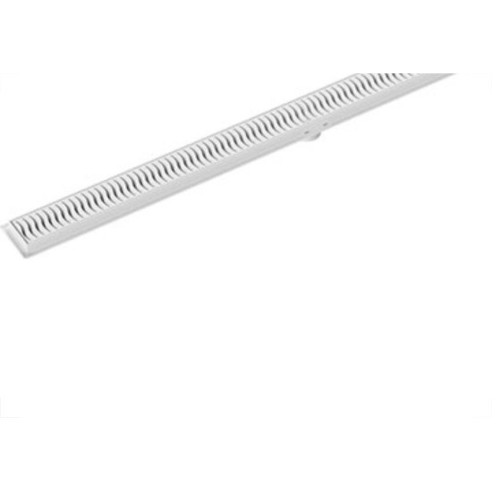 Ralo Linear Retang.90X5X40 Tigre Branco Ralo Linear Retang.90X5X40 Tigre Branco
