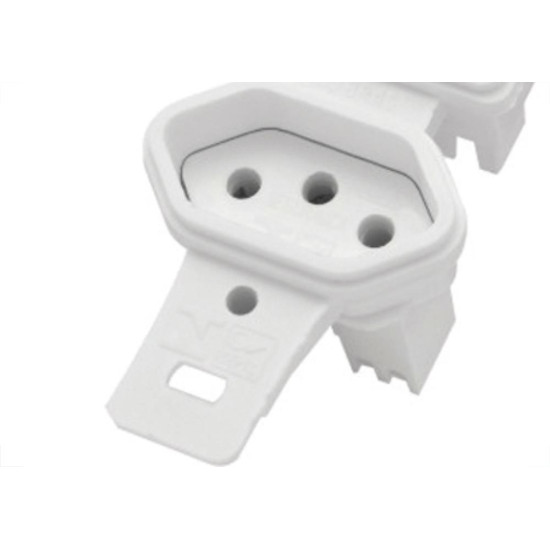 Conjunto Rad Pollar 1901131 1P 1Tomada 10A S/P