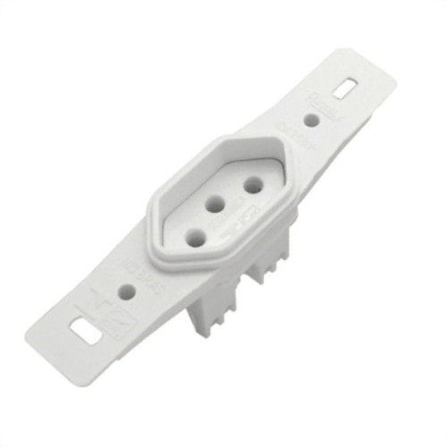 Kit C/3 - Conjunto Radial Pollar 1901132 1Tomada 10A S/P Kit C/3 - Conjunto Radial Pollar 1901132 1Tomada 10A S/P