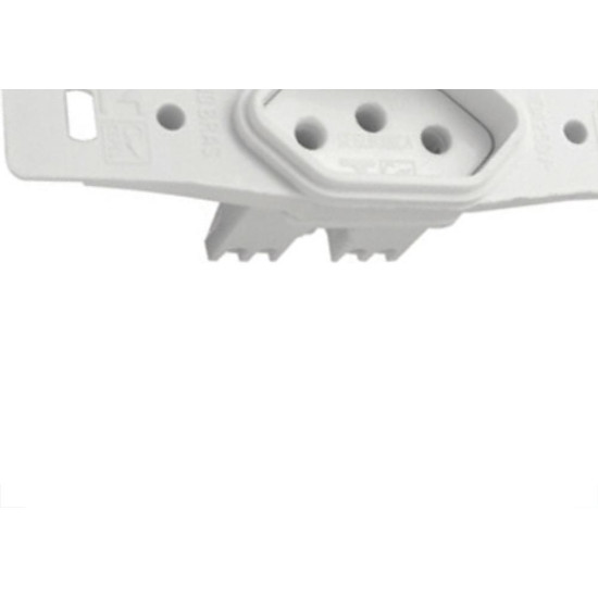 Kit C/3 - Conjunto Radial Pollar 1901132 1Tomada 10A S/P Kit C/3 - Conjunto Radial Pollar 1901132 1Tomada 10A S/P