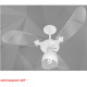 Ventilador Teto 3Pas New Cristal 127V Branco Delta Ventilador Teto 3Pas New Cristal 127V Branco Delta