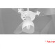 Ventilador Teto 3Pas New Cristal 220V Branco Delta