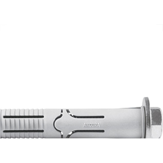 Chumbador. Fixador Nylon Ancora Cbn 1/4 X 3 C/Parafuso - Kit C/25 Unidades