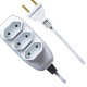 Extensao Ilumi Pl 0,75 03Mt 10A Branco 17911 Extensao Ilumi Pl 0,75 03Mt 10A Branco 17911