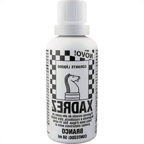 Corante Xadrez 50Ml Branco - Kit C/12 Unidades