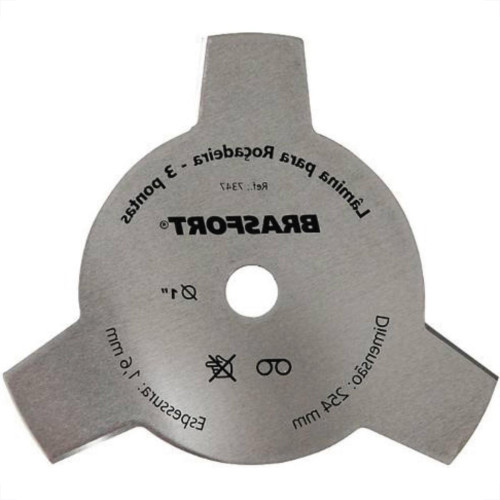 Lamina Rocad.3Ponta 255X1.5X1 Brasf Lamina Rocad.3Ponta 255X1.5X1 Brasf