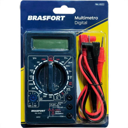 Multimetro Digital Dt830D Brasfort 8522