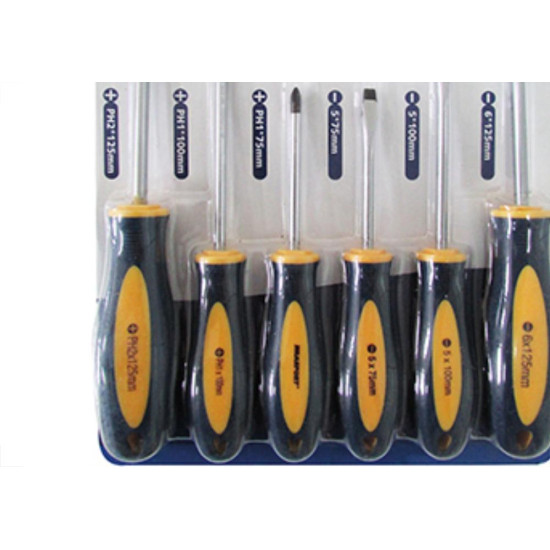 Jogo Chave Fenda_Phil Brasfort Crv 6P 7029 Jogo Chave Fenda_Phil Brasfort Crv 6P 7029