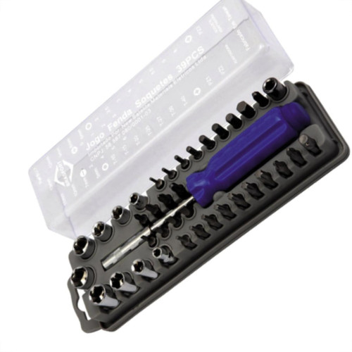 Jogo Chave Intercamb.Soquete 39Pc Brasfort 6007 Jogo Chave Intercamb.Soquete 39Pc Brasfort 6007