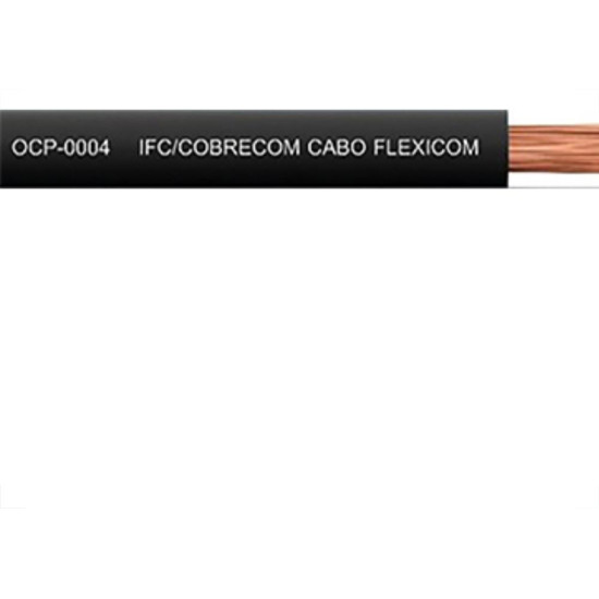 Fio Cabo Auto Cobrecom 16.00 Preto Por Metro (1 Metro)