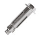 Chumbador. Fixador Aco Ancora Cba 1/4 X 2 C/Parafuso - Kit C/25 Unidades