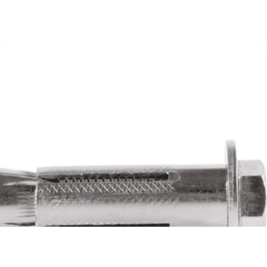 Chumbador. Fixador Aco Ancora Cba 1/4 X 2 C/Parafuso - Kit C/25 Unidades