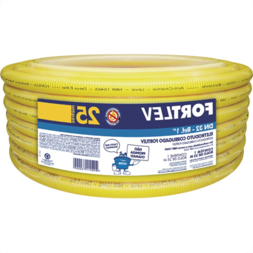 Conduite Corrugado Amarelo.Fortlev 1 Rl/25 Conduite Corrugado Amarelo.Fortlev 1 Rl/25