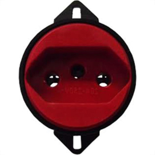 Tomada Transmobil 2P+T 20A Piso Vermelho 24054 Tomada Transmobil 2P+T 20A Piso Vermelho 24054