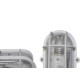 Luminaria Tartaruga Pvc/Acrilico Branco Jr Ilum