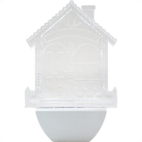 Luz Noturna Brasfort Led Casa Branco 127V Luz Noturna Brasfort Led Casa Branco 127V