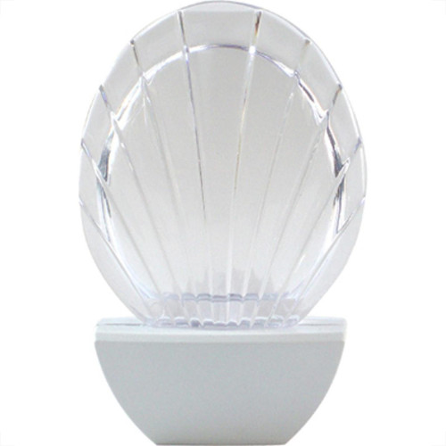 Luz Noturna Brasfort Led Concha Branco 127V Luz Noturna Brasfort Led Concha Branco 127V