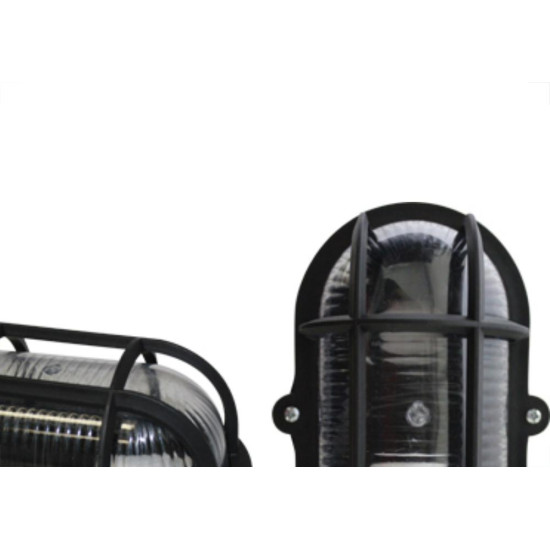 Luminaria Tartaruga Pvc/Acrilico Preto Jr Ilum.