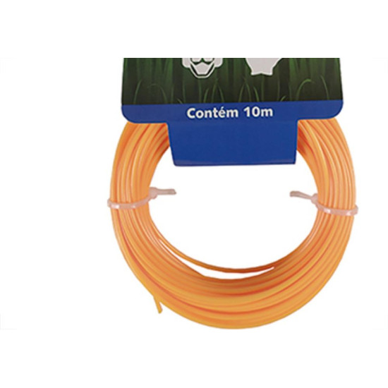 Fio Nylon 3,0Mm/10Mt Red Brasfort 7536 Fio Nylon 3,0Mm/10Mt Red Brasfort 7536
