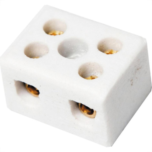 Conector Brasfort Porcelana 06Mm Bif 8607 - Kit C/100 Unidades Conector Brasfort Porcelana 06Mm Bif 8607 - Kit C/100 Unidades