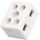 Conector Brasfort Porcelana 06Mm Bif 8607 - Kit C/100 Unidades Conector Brasfort Porcelana 06Mm Bif 8607 - Kit C/100 Unidades