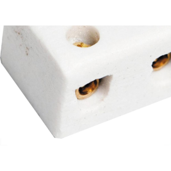 Conector Brasfort Porcelana 06Mm Bif 8607 - Kit C/100 Unidades Conector Brasfort Porcelana 06Mm Bif 8607 - Kit C/100 Unidades