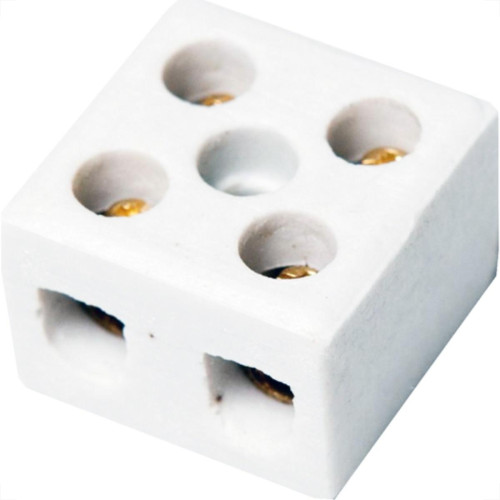Conector Brasfort Porcelana 10Mm Bif 8609 - Kit C/50 Unidades Conector Brasfort Porcelana 10Mm Bif 8609 - Kit C/50 Unidades