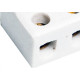 Conector Brasfort Porcelana 10Mm Bif 8609 - Kit C/50 Unidades Conector Brasfort Porcelana 10Mm Bif 8609 - Kit C/50 Unidades
