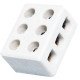 Conector Brasfort Porcelana 10Mm Trifasico 8610 - Kit C/50 Unidades Conector Brasfort Porcelana 10Mm Trifasico 8610 - Kit C/50 Unidades