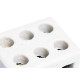 Conector Brasfort Porcelana 10Mm Trifasico 8610 - Kit C/50 Unidades Conector Brasfort Porcelana 10Mm Trifasico 8610 - Kit C/50 Unidades