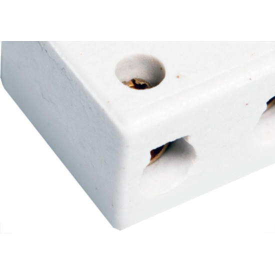 Conector Brasfort Porcelana 16Mm Bif 8766 - Kit C/50 Unidades Conector Brasfort Porcelana 16Mm Bif 8766 - Kit C/50 Unidades