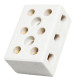 Conector Brasfort Porcelana 16Mm Trifasico 8767 - Kit C/12 Unidades Conector Brasfort Porcelana 16Mm Trifasico 8767 - Kit C/12 Unidades