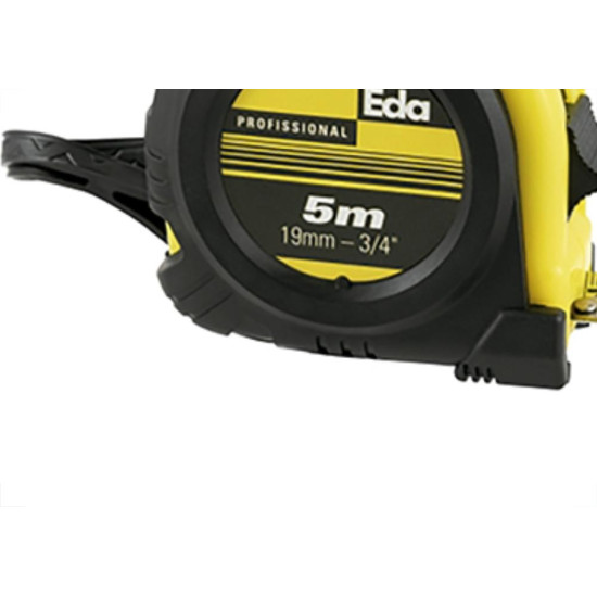 Trena 5Mt Emborrachado 19Mm Amarelo Eda Trena 5Mt Emborrachado 19Mm Amarelo Eda