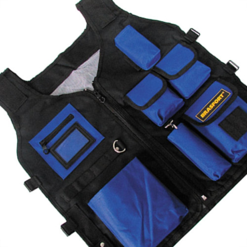 Colete P/Ferram 10 Bolsos Brasfort 7567 Colete P/Ferram 10 Bolsos Brasfort 7567