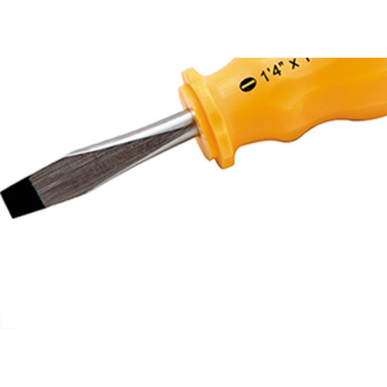 Chave Fenda Brasfort Toco 1/4 X 1.1/2 - Kit C/12 Unidades Chave Fenda Brasfort Toco 1/4 X 1.1/2 - Kit C/12 Unidades