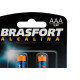Pilha Alcalina Brasfort Palito Aaa2 C/2 Pilha Alcalina Brasfort Palito Aaa2 C/2