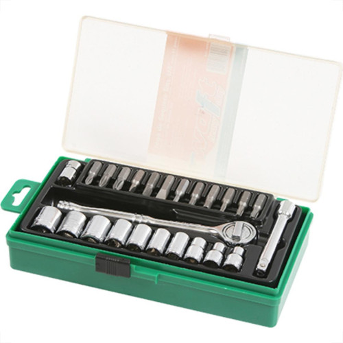 Jogo Soquete Waft Sext Catr 1/4 25P 6044 Jogo Soquete Waft Sext Catr 1/4 25P 6044