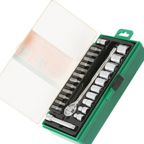 Jogo Soquete Waft Sext Catr 1/4 25P 6044 Jogo Soquete Waft Sext Catr 1/4 25P 6044
