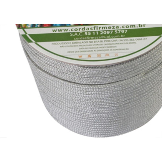 Corda Poliest.Firmeza Branco 14Mm-70Mt Carr