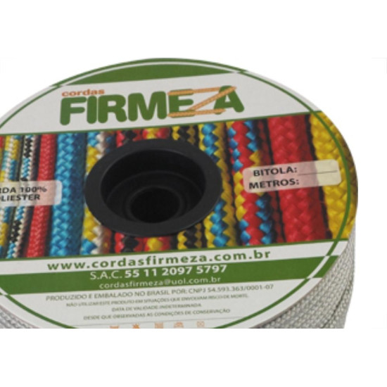 Corda Poliest.Firmeza Branco 14Mm-70Mt Carr
