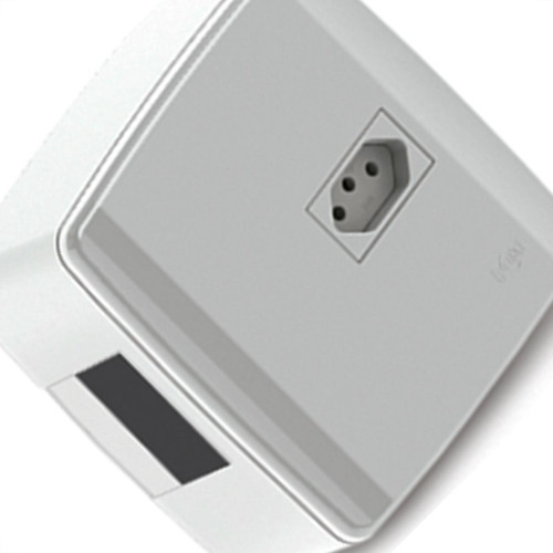 Centrinho Ilumi Pvc P/2Dj+Tom 20A Sob 20631 Centrinho Ilumi Pvc P/2Dj+Tom 20A Sob 20631